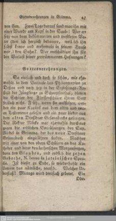 Gottesverehrungen