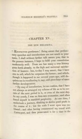 Chapter XV. The new Melusina