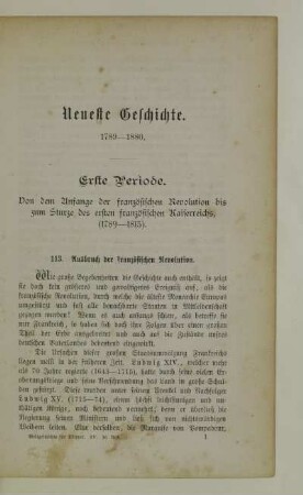 113. Ausbruch der französischen Revolution