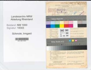 Entnazifizierung Irmgard Schmole, geb. 07.10.1912 (Aerztin)