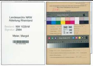 Entnazifizierung Margot Meier , geb. 09.09.1921 (Lehrerin)