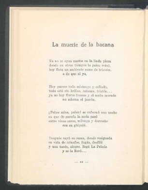 La Muerte de la Bacana