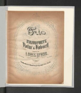 5tes Trio für Pianoforte, Violine & Violoncell : 142tes Werk