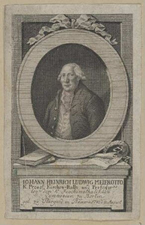 Bildnis des Iohann Heinrich Ludwig Meierotto