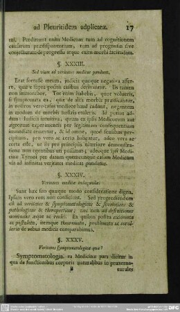 §. XXXV. Veritates symptomatologicae quae?