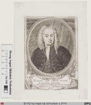 Bildnis Girolamo Gigli (eig. G. Nenci, 1674 adoptiert)