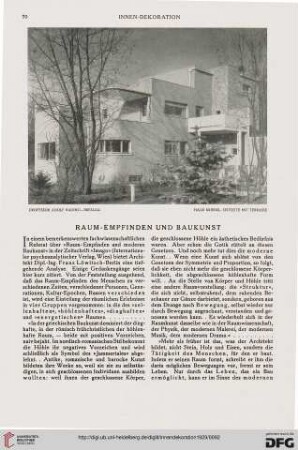 40: Raum-Empfinden und Baukunst