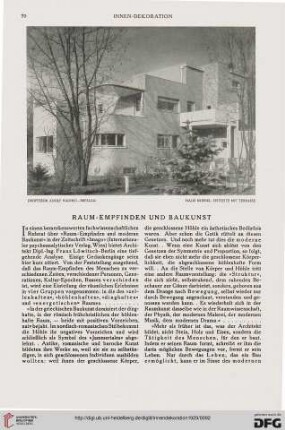 40: Raum-Empfinden und Baukunst