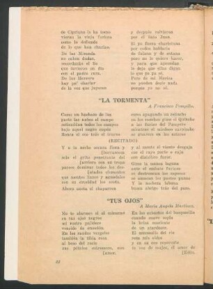 "La tormenta"