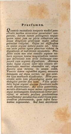 De morbis pancreatis observationes quaedam : Diss. inaug. med.