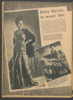 Delia Garcés, la mujer chic