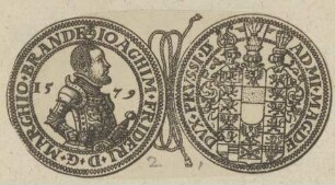 Bildnis des Ioachimus Fridericus, Markgraf von Brandenburg