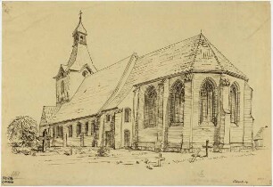 Kirche in Oldenburg, Kirche von Südosten