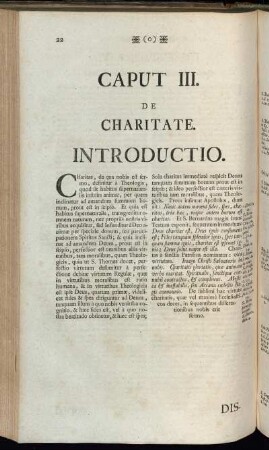 Caput III. De Charitate.