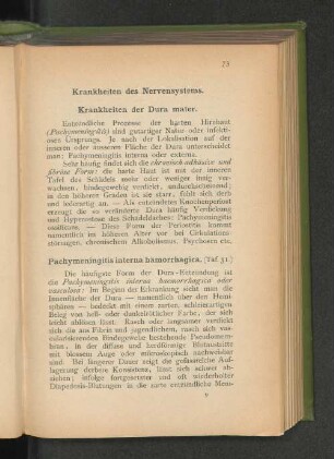 Krankheiten des Nervensystems.