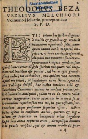Theodori Bezae Vezelii poemata