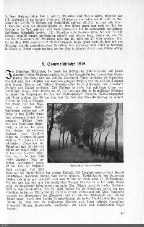 5. Sommeschlacht 1916.