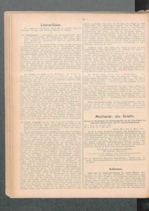 Ministerial- usw. Erlasse : Verbot der Ausstellung von Rebenzeugnissen für die Lehrerinnen der weiblichen Handarbeiten und der Hauswirtschaftskunde