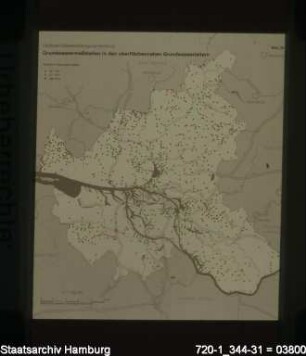 Fachplan Wasserversorgung, Grundwassermesstellen aus den oberflächennahen Grundwasserleitern