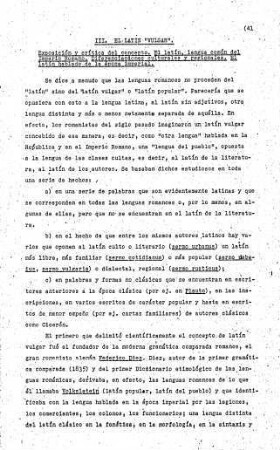 41-95, III. El Latín Vulgar