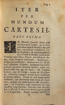 Iter per mundum Cartesii
