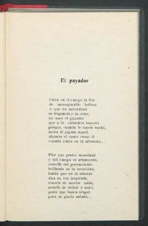 El payador