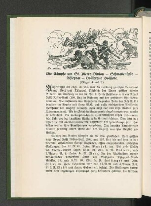 Die Kämpfe um St. Pierre-Divion - Schwalbenfeste - Thiepval - Ovillers-la Boisselle. : (Skizzen 4 und 5.)