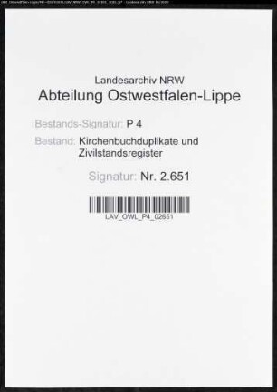 Kirchenbuchduplikat der evangelischen Gemeinde Feudingen (GHT 1872). (Gemeinde: Feudingen, evangelische Gemeinde)