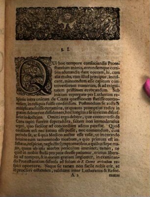 Disp. theol. qua dissensum inter socios A. C. et reformatos in art. de coena fundamentalem esse ... demonstravit