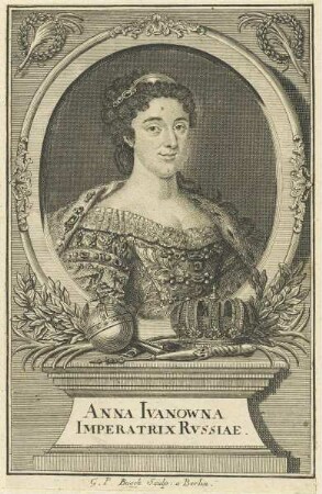 Bildnis der Anna Ivanowna, Imperatrix Rvssiae