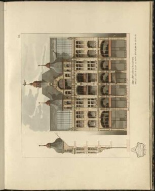Geschäftshaus in Leipzig. Architekten: Leop. & Alfr. Stenzler in Leipzig.