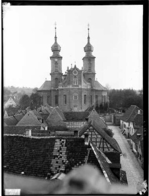 Bruchsal Ansicht der Peterskirche von Norden