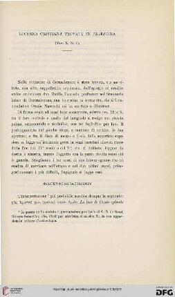 6: Lucerna Cristiana trovata in Palestina