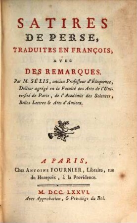 Satires de Perse