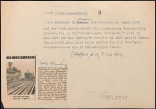 Der Kaufmann Riedemann aus Geestemünde lässt 1886 auf der Tecklenborg-Werft den 1. größeren Tank-Dampfer erbauen, der am 13. Juli Geestemünde verlässt