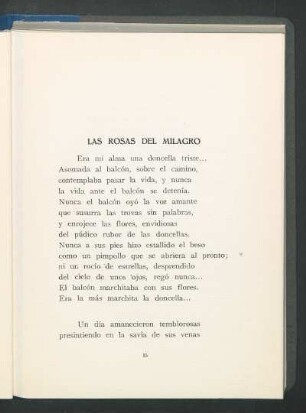 Las rosas del milagro