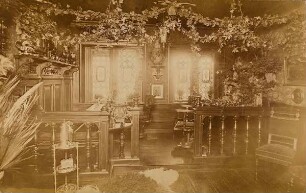 Ausstellungsraum für Möbel auf einer Gewerbeausstellung