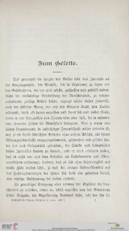Zum Geleite