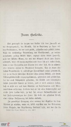 Zum Geleite
