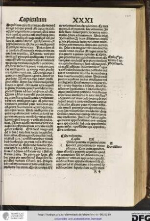 De voluntate, capitulum xxxi.