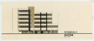 Bürohaus Bayreuther Straße 7-8 / Wittenbergplatz 4, Berlin-Schöneberg: Ansicht 1:200