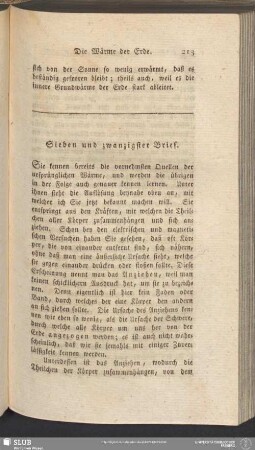 [III. Die Auflösung, Niederschlagung und Ausdünstung. 27. - 41. Brief]