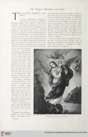 The winged Madonna and child