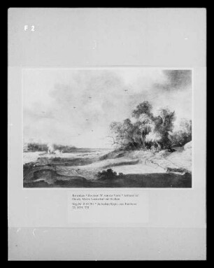 Landschaft mit Wolken