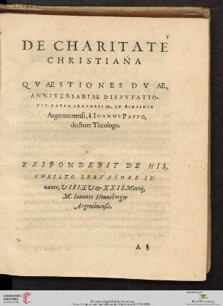 De charitate christiana