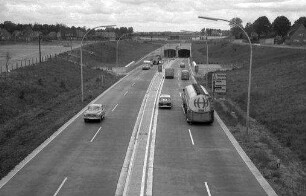 Rendsburg: südliche Tunneleinfahrt