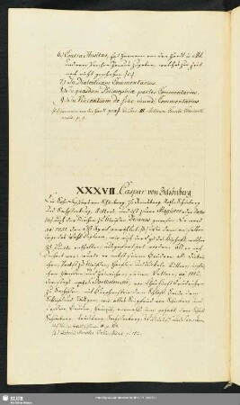 XXXVII. Caspar von Schönberg