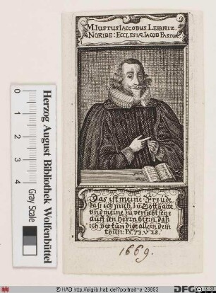 Bildnis Justus Jacob Leibnitz