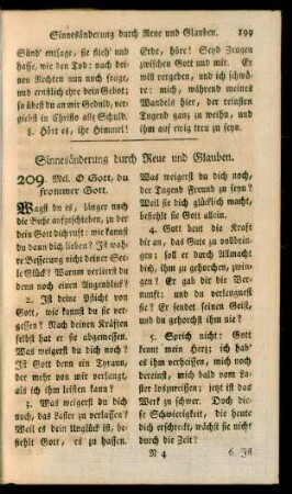 [2.] Sinnesänderung durch Reue und Glauben Nr. 209 - 227