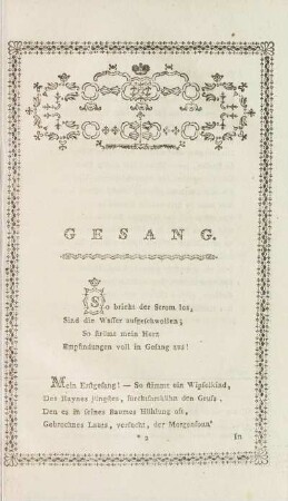 Gesang